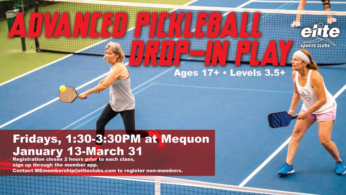 Pickleball Advanced Drop-In Play - Mequon - Spring 2023