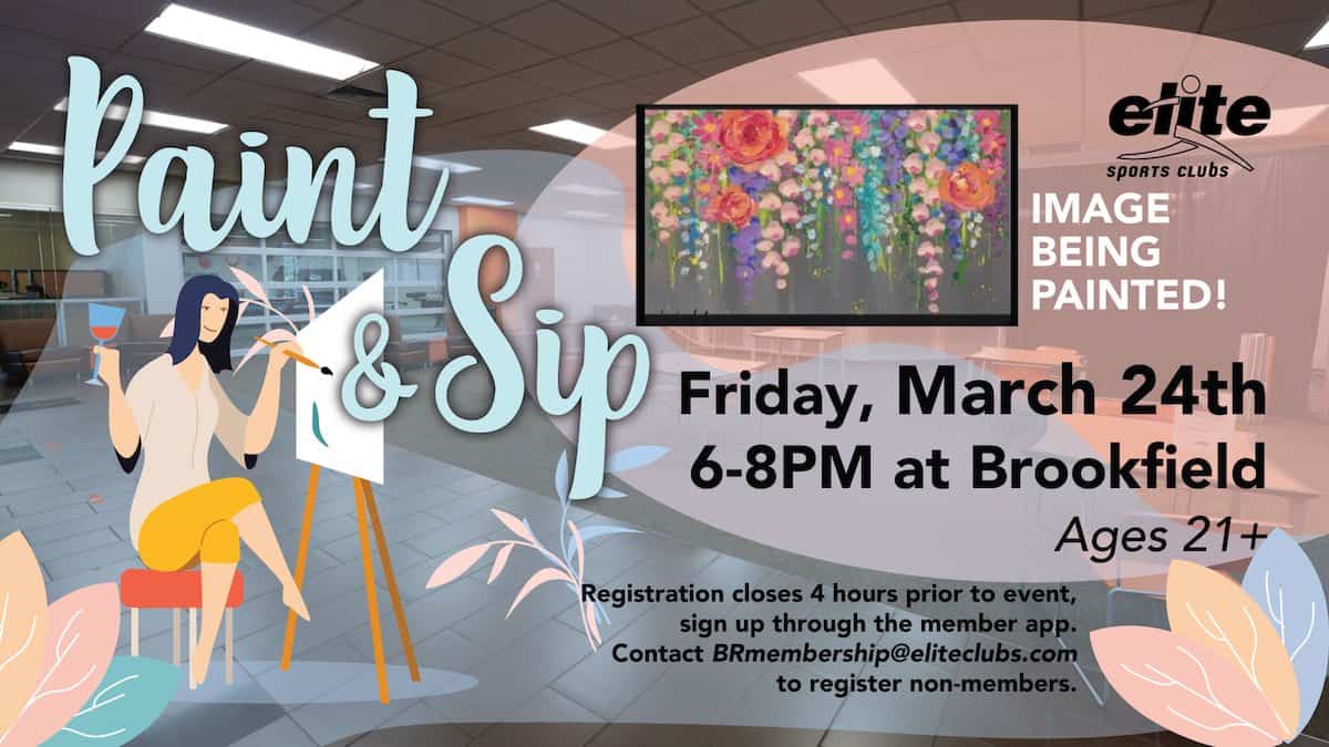 Paint & Sip - Elite Sports Clubs