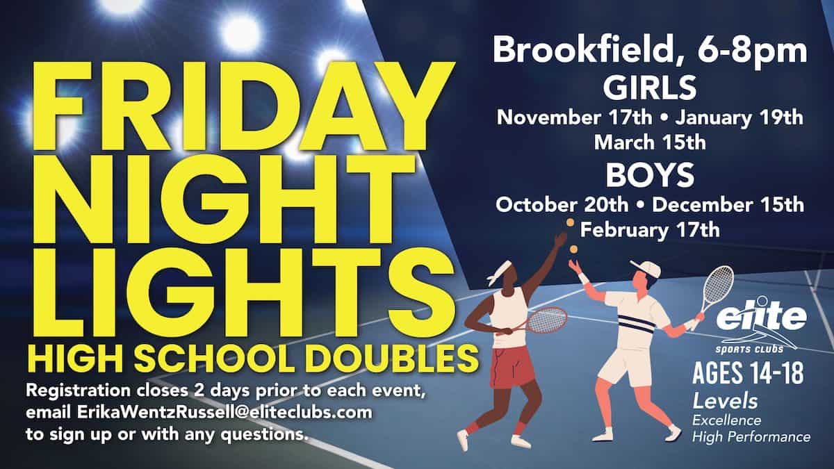 Friday Night Lights High School Doubles Elite Sports Clubs