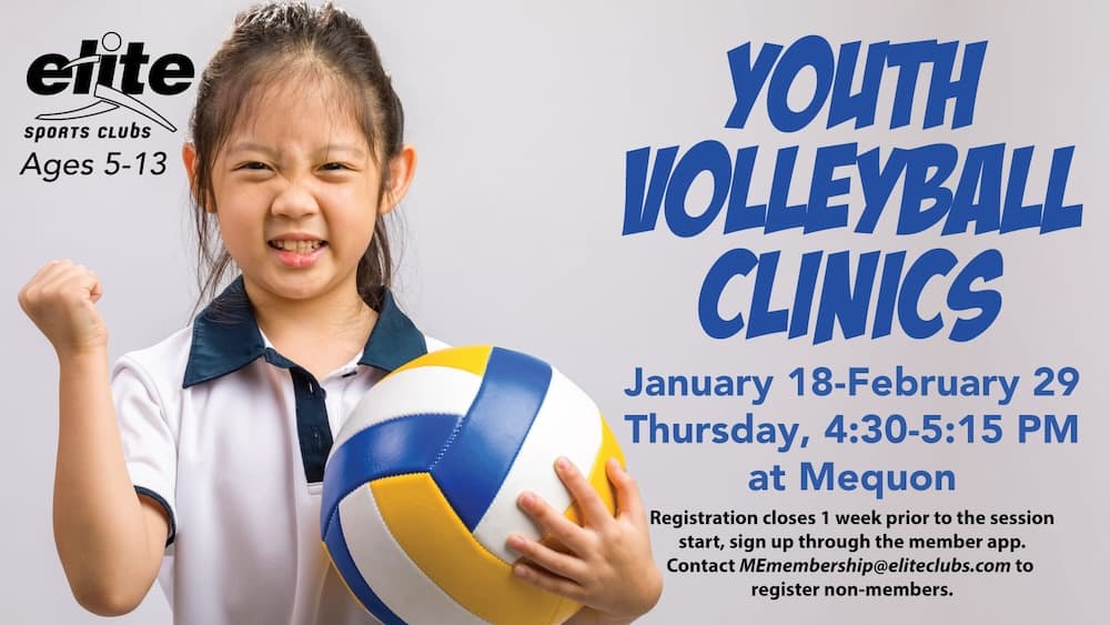 Youth Volleyball Clinic - Mequon - Winter 2024