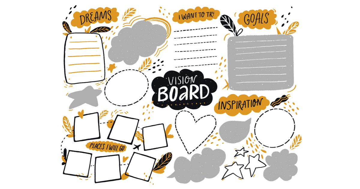 How to Create a Portable Vision Board - Unfold and Begin