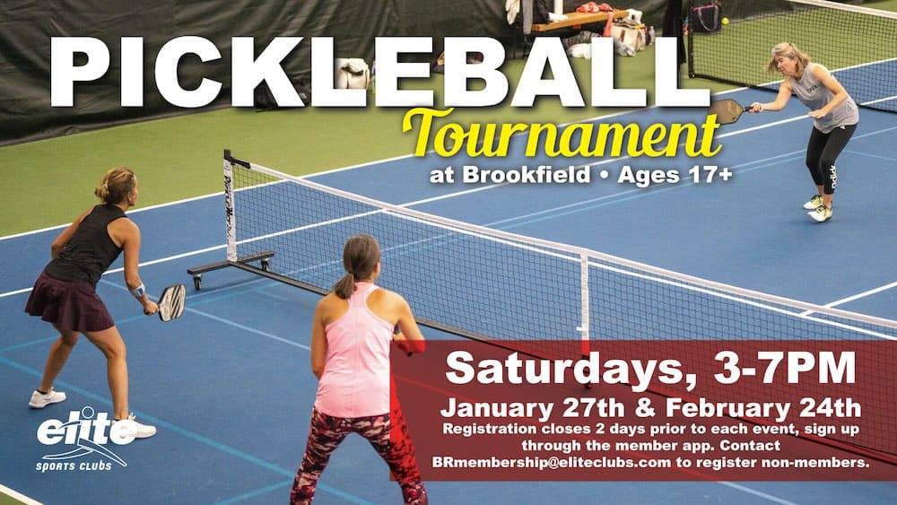 Pickleball Tournament - Brookfield - January-February 2024