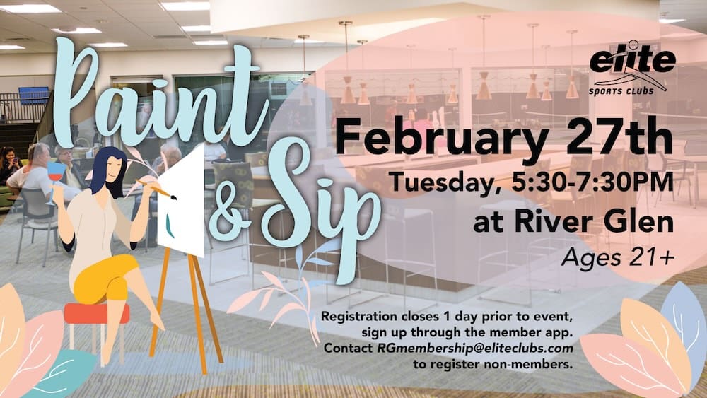 Paint & Sip - River Glen - February 2024