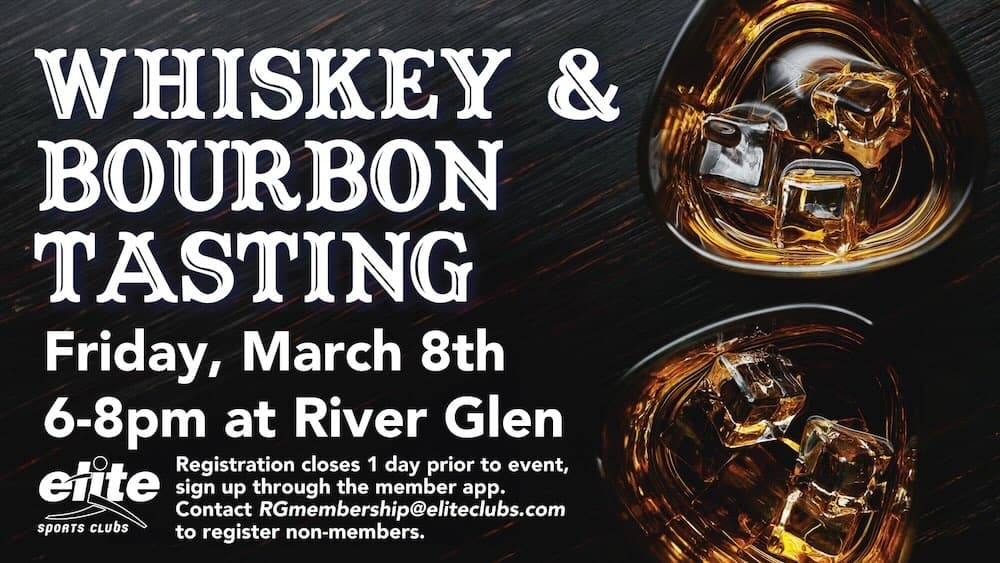 Whiskey & Bourbon Tasting - River Glen - March 8 2024