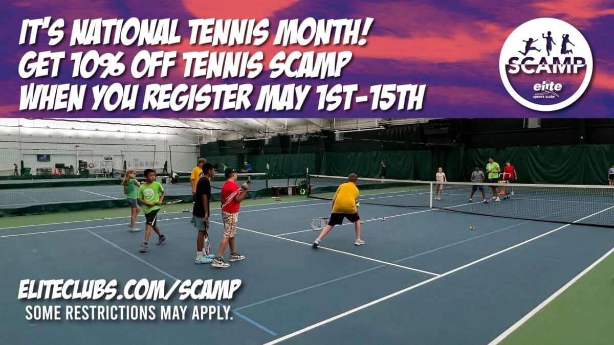 Get 10% Off Tennis Camp May 1st-15th