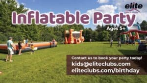 Inflatables Birthday Parties at Elite Sports Clubs