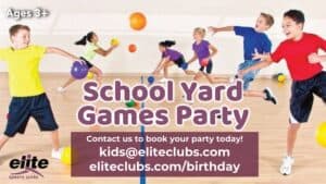 School Yard Games Birthday Parties at Elite Sports Clubs