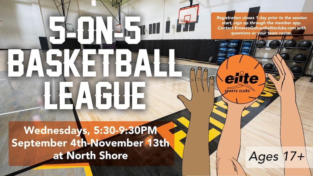 5v5 Basketball League - North Shore - Fall 2024