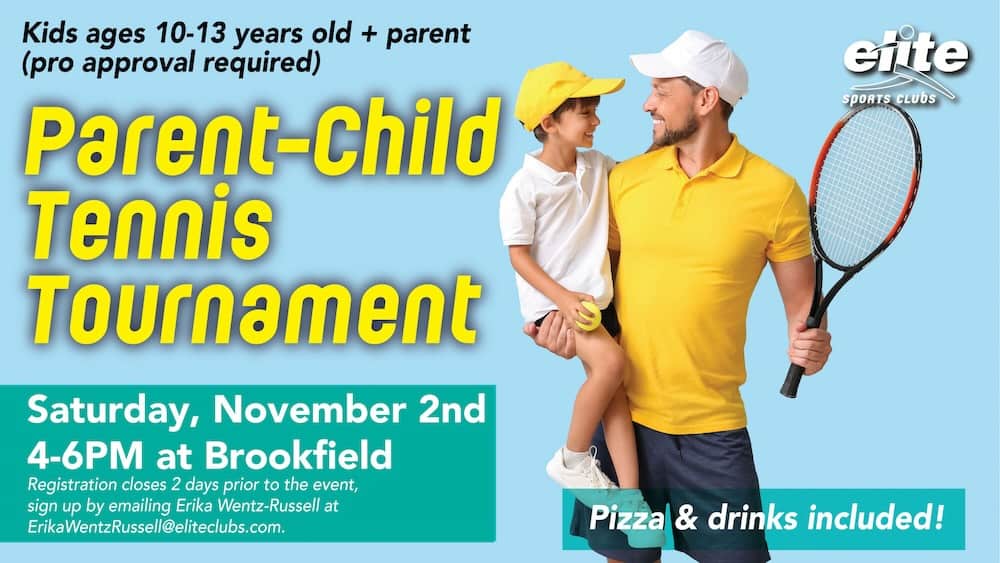 Parent-Child Tennis Tournament - Brookfield - November 2 2024