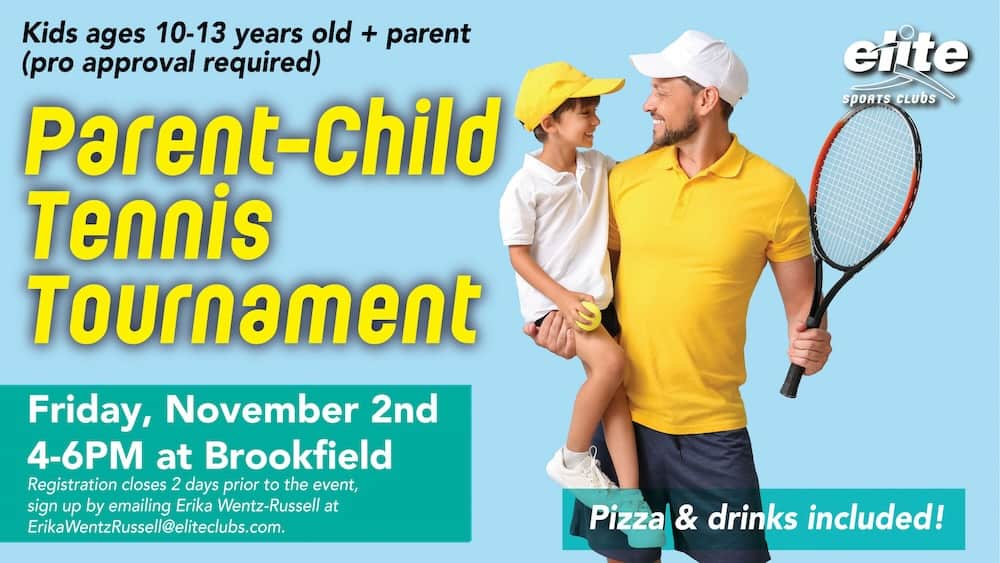 Parent-Child Tennis Tournament - Brookfield - November 2 2024