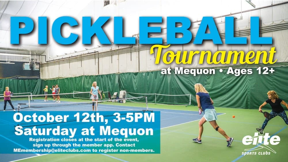 Pickleball Tournament - Mequon - October 12 2024