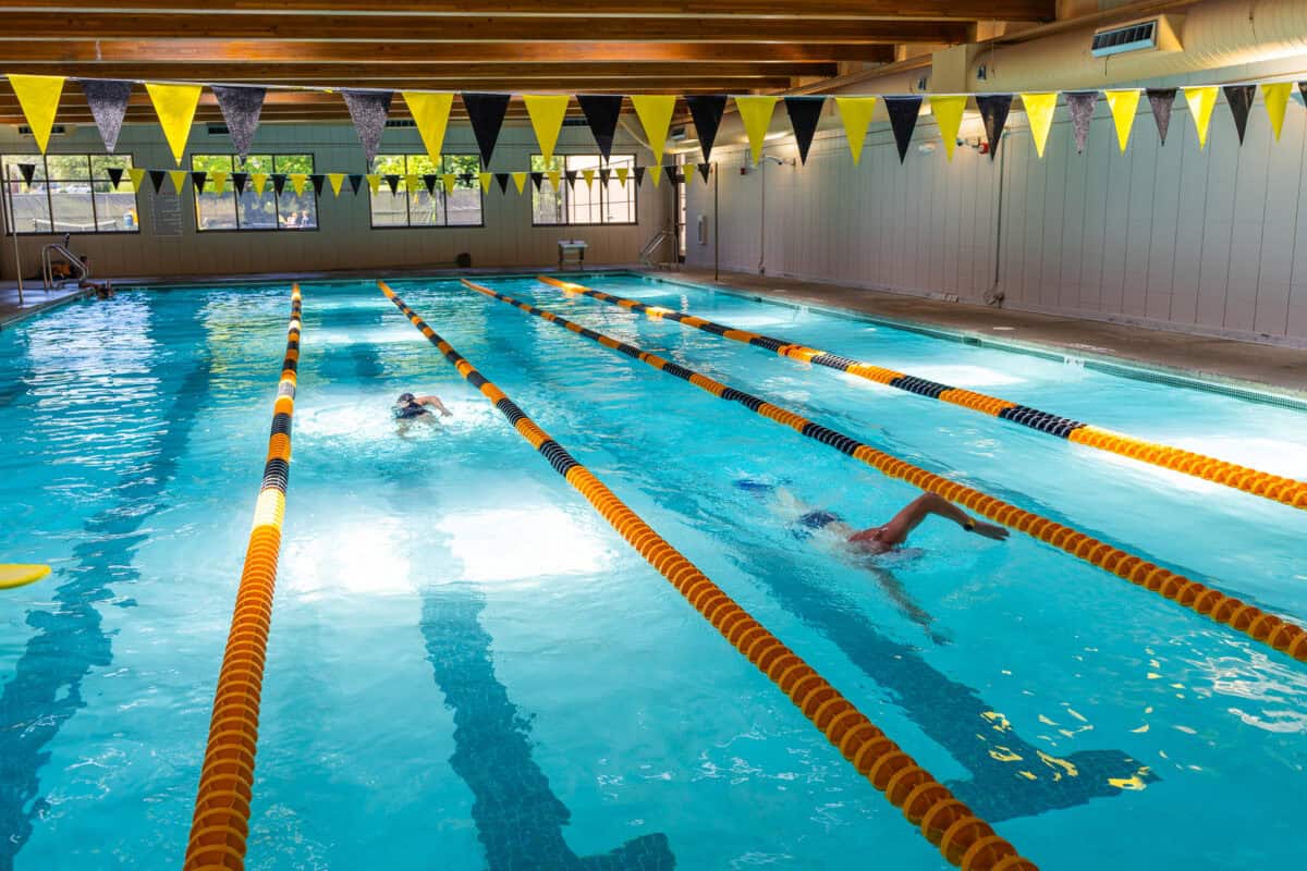 indoor fitness transition fall - swimming