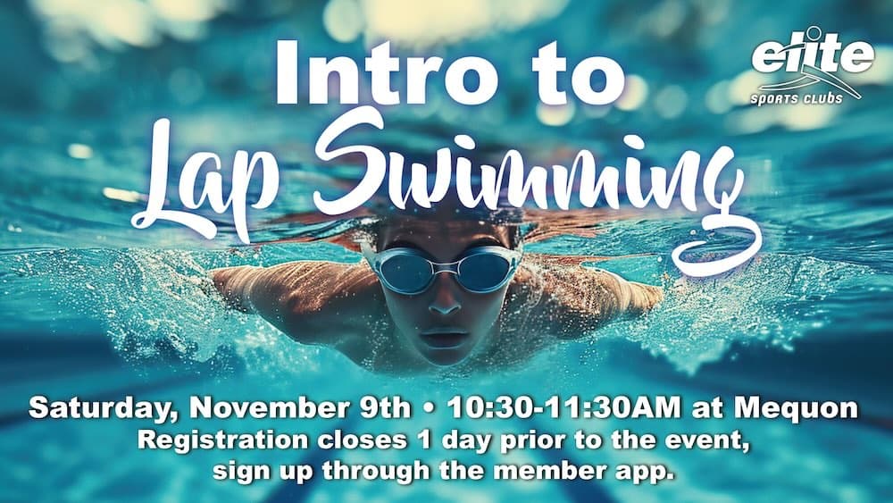 Introduction to Lap Swimming Workshop - Mequon - November 9 2024