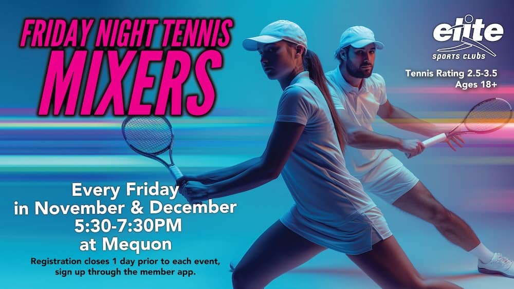 Friday Night Tennis Mixers - Mequon - November-December 2024