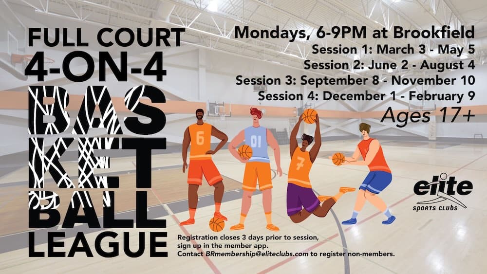 Full Court 4-on-4 Basketball League - Brookfield - 2025