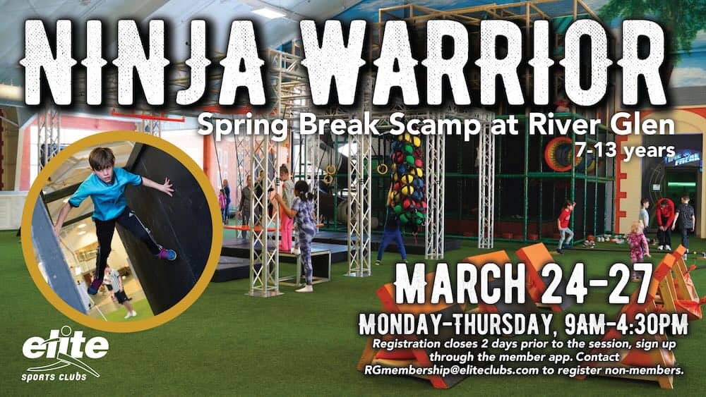 Ninja Warrior Spring Break Scamp - River Glen - March 24-27 2025