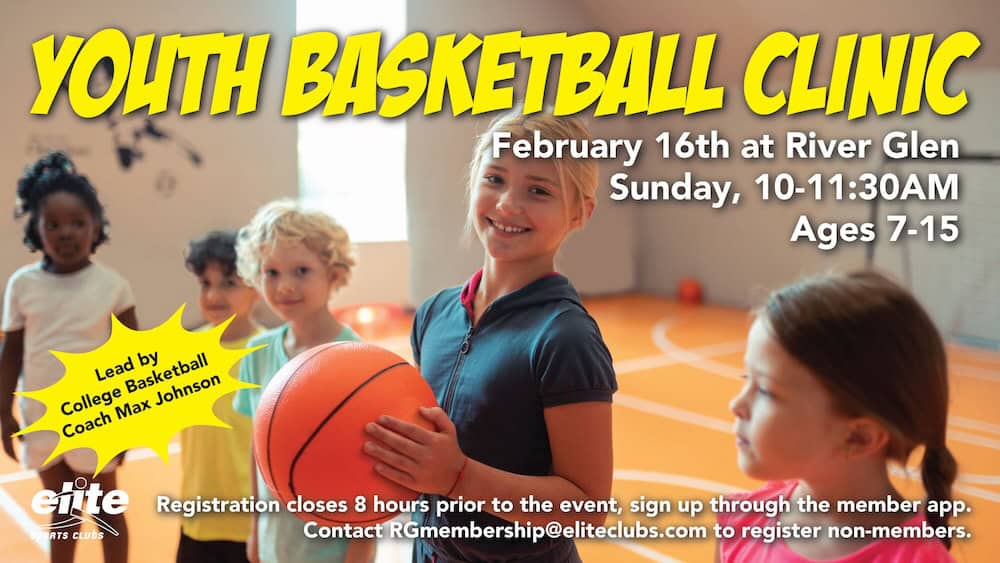 Youth Basketball Clinic - River Glen - February 16 2025