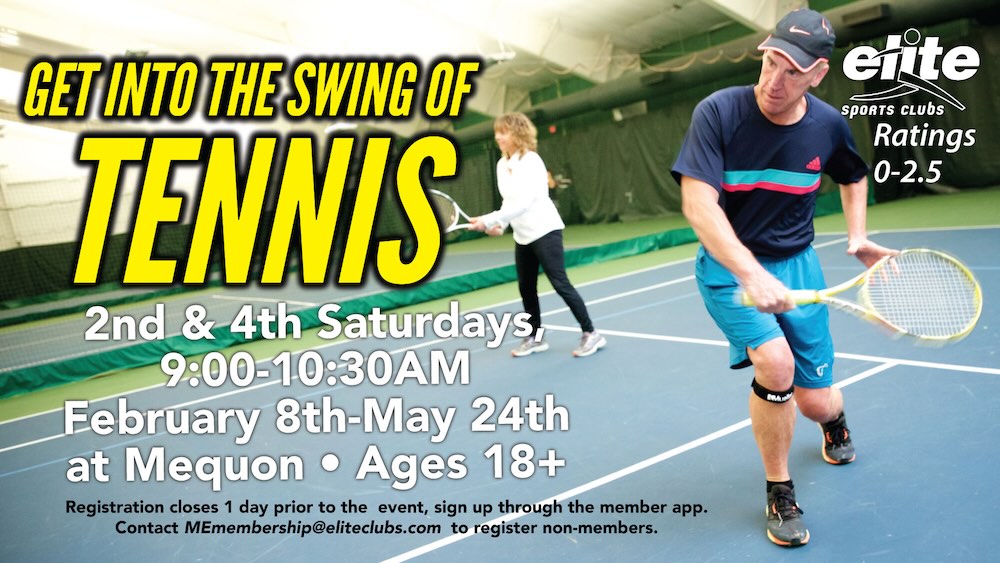 Get into the Swing of Tennis - - Mequon - Spring 2025