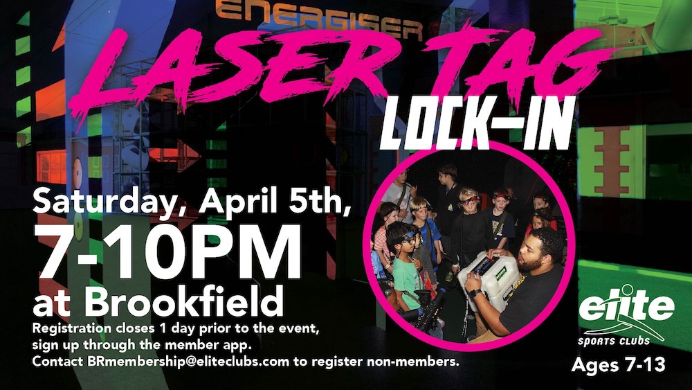 Laser Tag Lock-In - Brookfield - April 5 2025