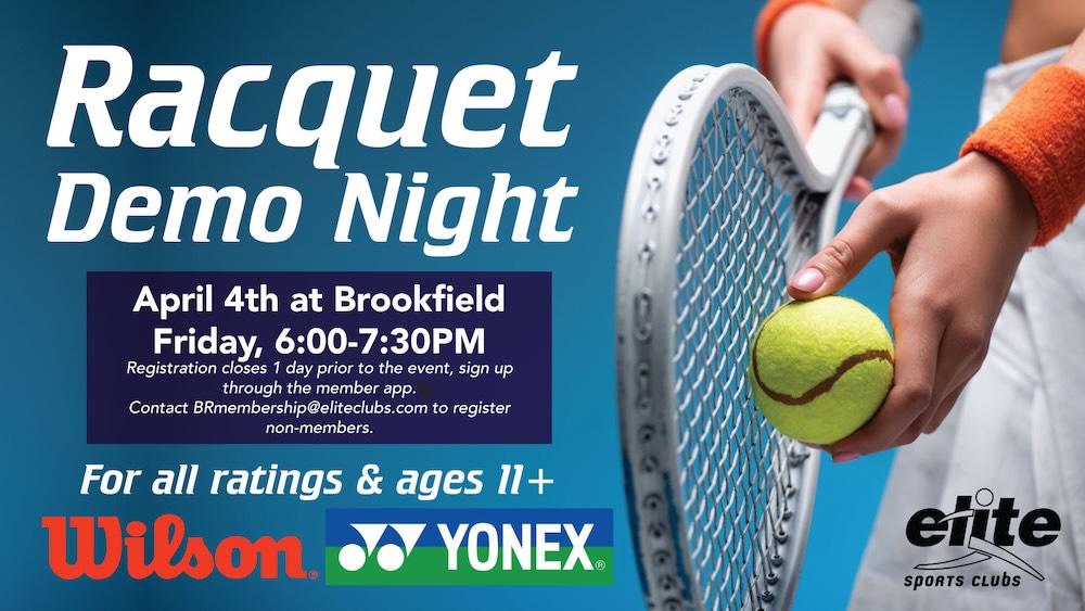 Racquet Demo Night - Brookfield - April 4 2025