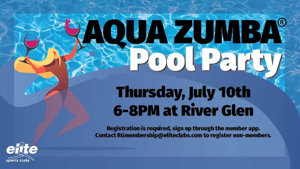Aqua Zumba Pool Party - River Glen - July 10 2025