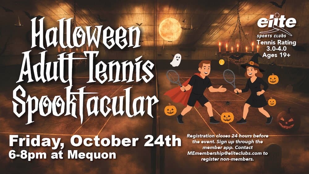 Halloween Adult Tennis Spooktacular - Mequon - October 24 2025