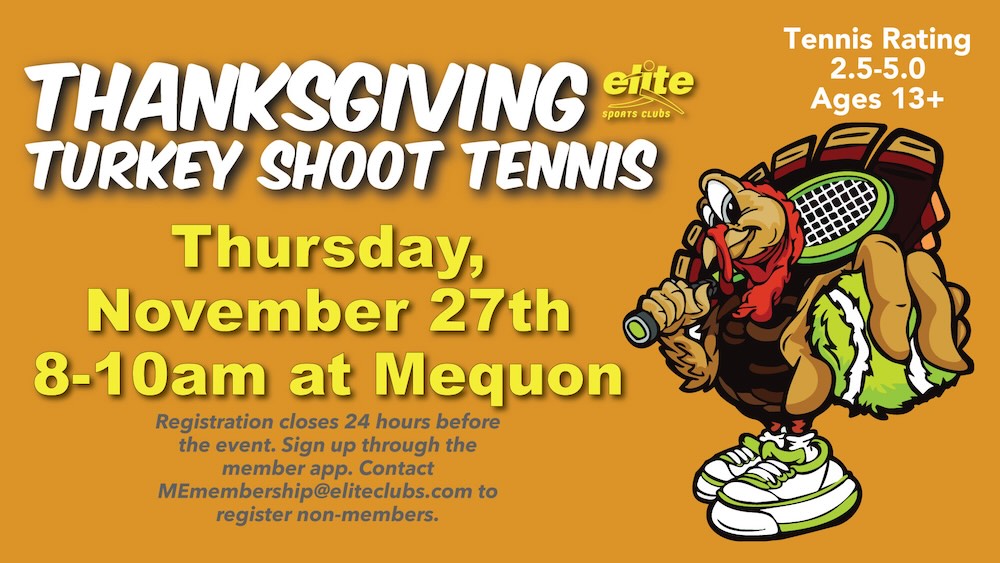 Thanksgiving Turkey Shoot Tennis - Mequon - November 27 2025