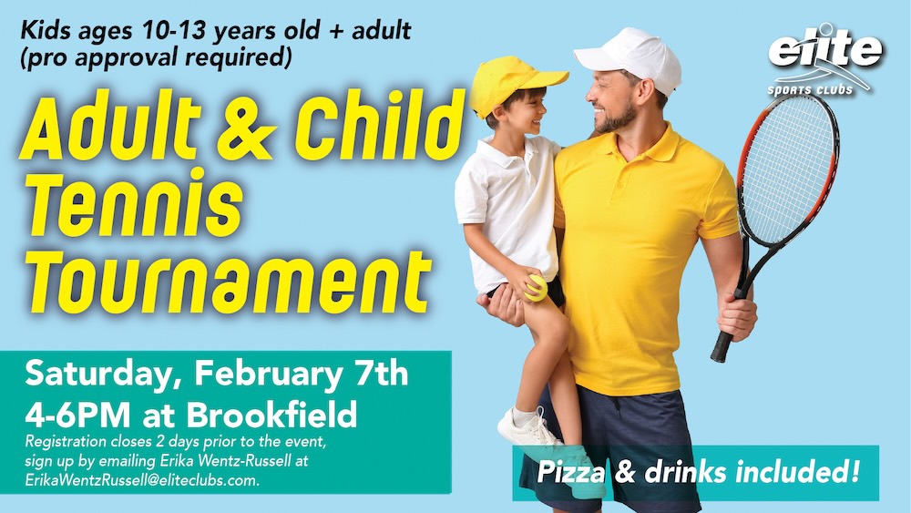 Adult & Child Tennis Tournament - Brookfield - February 7 2026