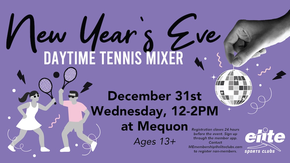 New Year's Eve Daytime Tennis Mixer - Mequon - December 31 2025