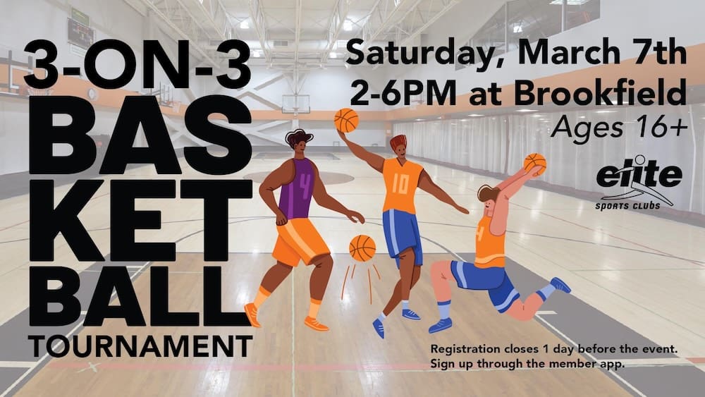 3-on-3 Basketball Tournament - Brookfield - March 7 2026