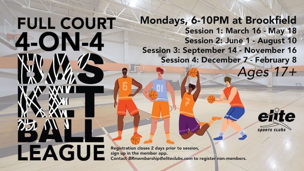 4-on-4 Basketball League - Brookfield - 2026