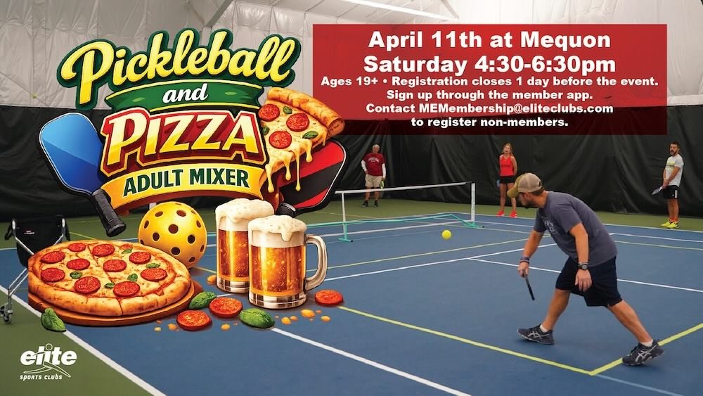 Pickleball and Pizza - Mequon - April 11 2026