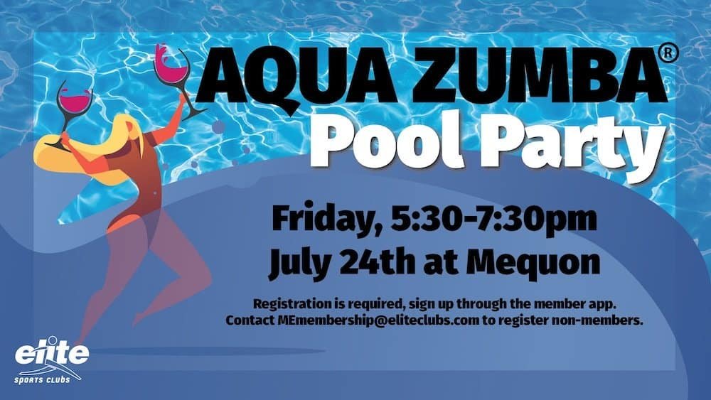 Aqua Zumba Pool Party - Mequon - July 24 2026