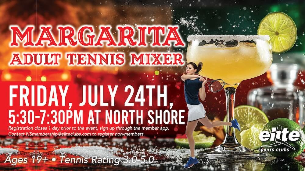 Margarita Adult Tennis Mixer - North Shore - July 24 2026