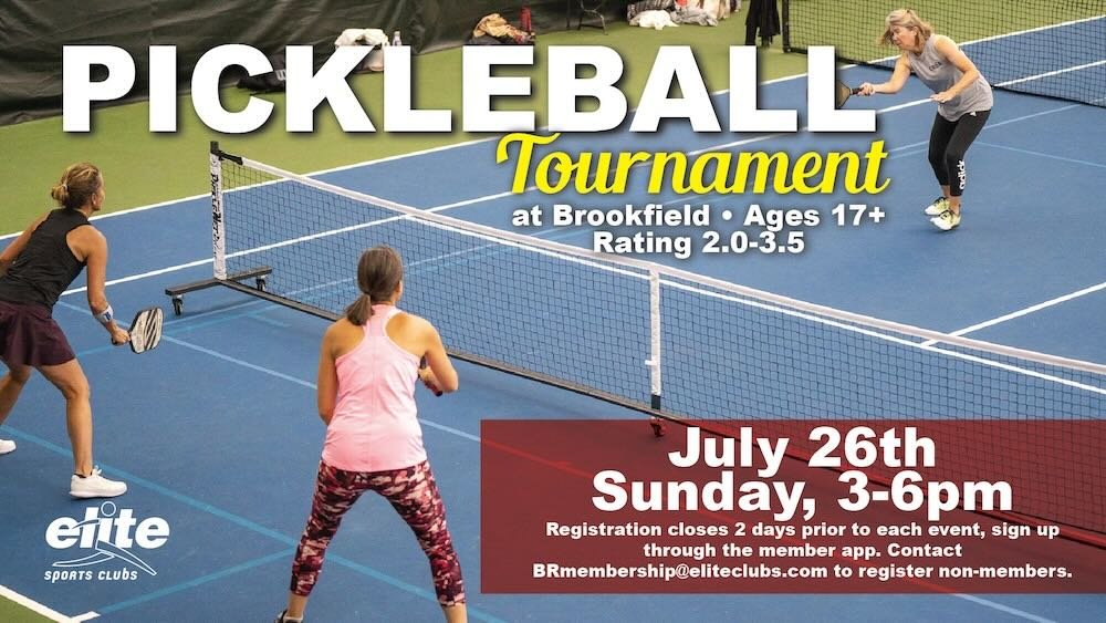 Pickleball Tournament - Brookfield - July 26 2026