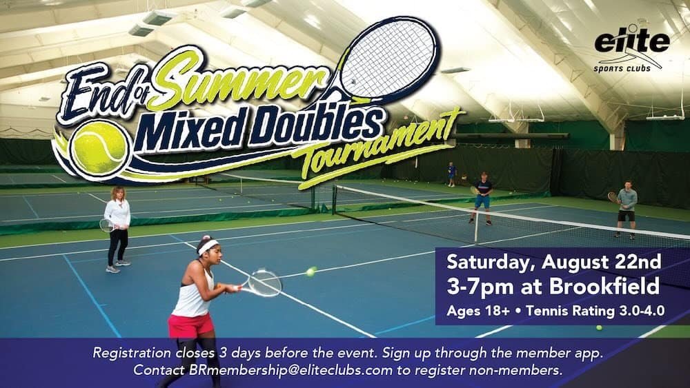 End of Summer Mixed Doubles Tournament - Brookfield - August 22 2026
