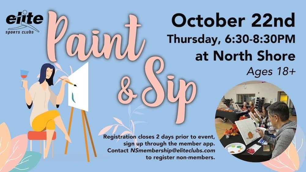 Paint and Sip Fall Edition - North Shore - October 22 2026